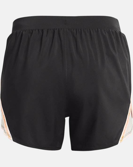 Women's UA Fly-By 2.0 Brand Shorts, Gray, pdpMainDesktop image number 6